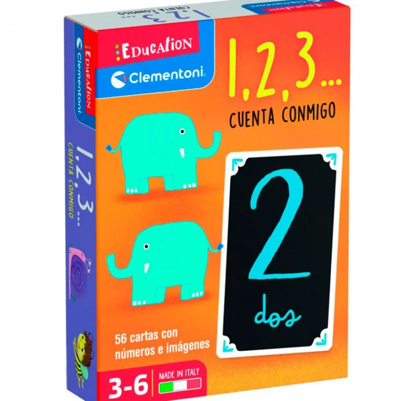 CLEMENTONI 123 Cuenta Conmigo Juego de Matemáticas- Juegos Y Juguetes Educativos