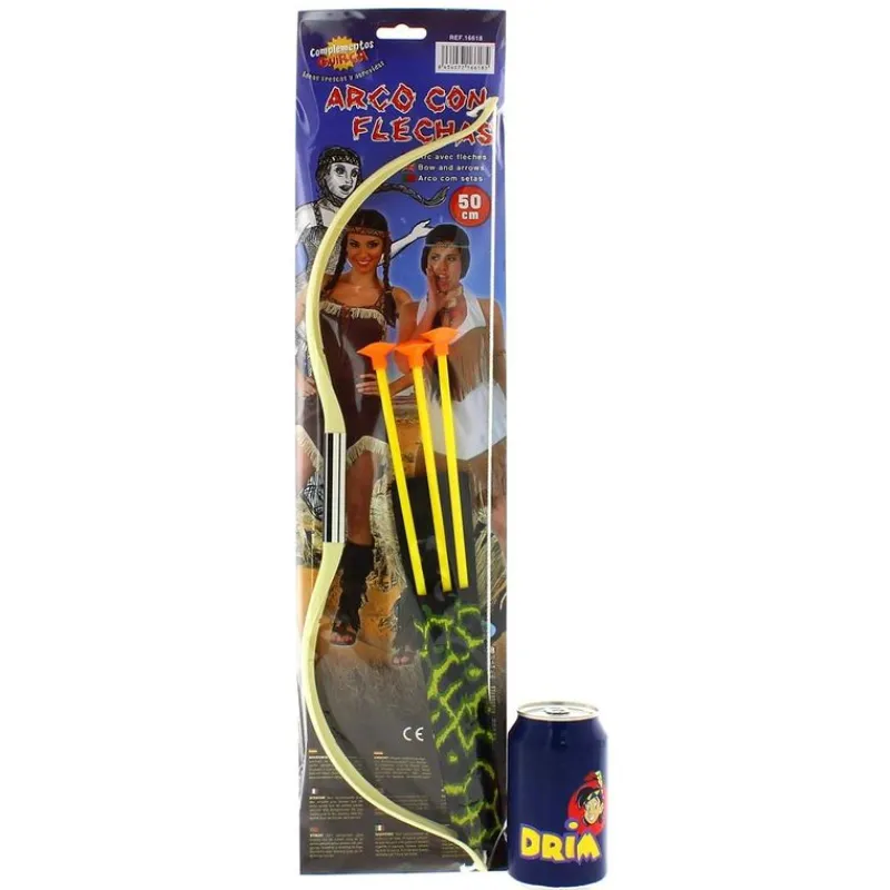 FIESTAS GUIRCA Accesorio Arco con Flechas de Indio- Disfraces Y Complementos|Disfraces Y Complementos