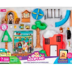 SELECCION DRIM Figuras Y Figuras De Acción|Adopt Me! Playset Tienda Café