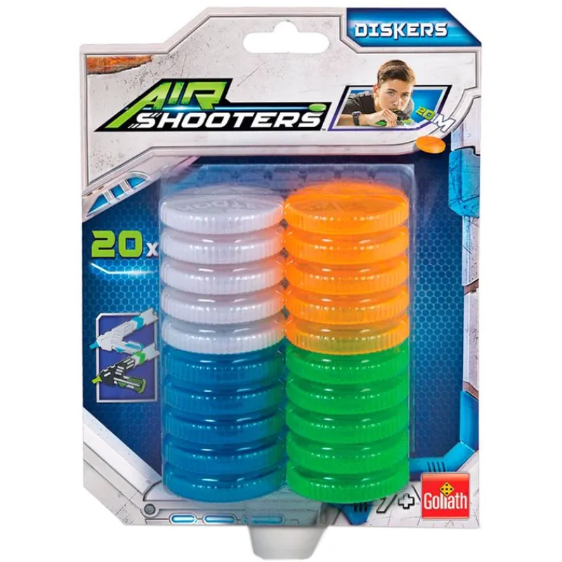 GOLIATH Air Shooters Accesorio Discos- Juegos Y Juguetes De Imitación