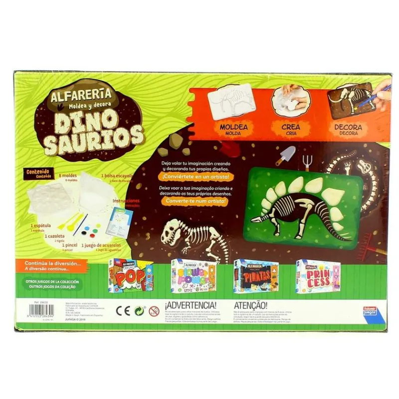 FALOMIR Alfarería Dinosaurios- Juegos Y Juguetes Educativos