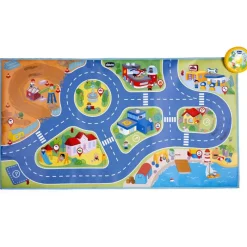 CHICCO Primera Infancia Y Preescolar|Vehículos, Trenes Y Parkings|Alfombra Electrónica Mini Turbo Touch
