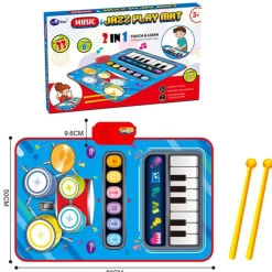 DRIM DISCOUNT Alfombra Musical Tambores y Piano- Instrumentos Musicales