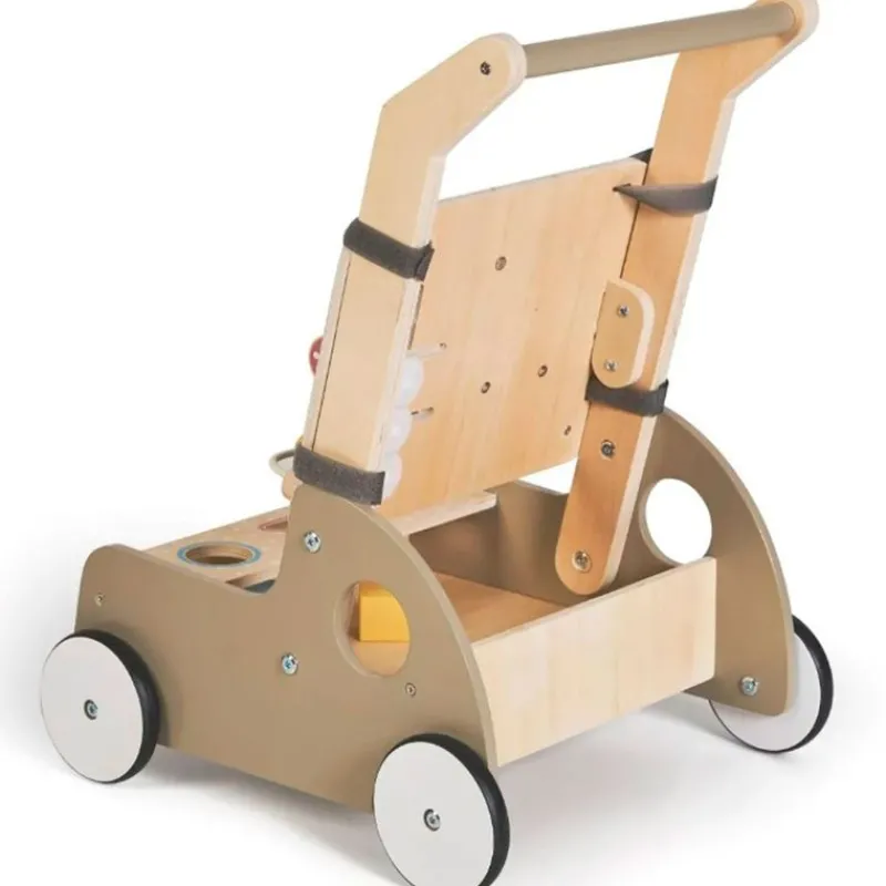 MS Andadores Para Bebés|Juegos De Madera|Andador Correpasillos madera Monti Marrón