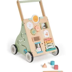 MS Andadores Para Bebés|Juegos De Madera|Andador Correpasillos madera Maxi Verde