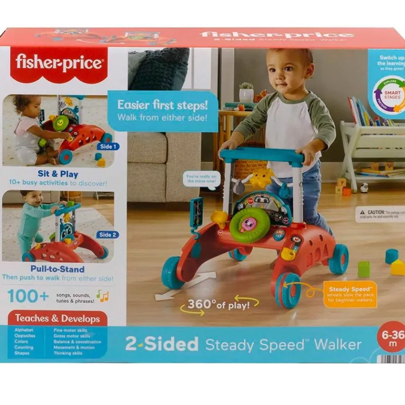 FISHER PRICE Andadores Para Bebés|Primera Infancia Y Preescolar|Andador Steady Speed Walker