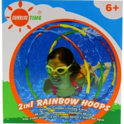 DEVESSPORT Anillas de Piscina 2 en 1- Aire Libre