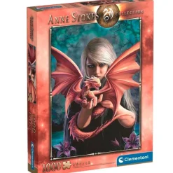 CLEMENTONI Puzzles Y Construcciones|Anne Stokes Puzzle Dragokin 1000 Piezas