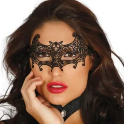 FIESTAS GUIRCA Halloween|Antifaz Bordado Murciélago