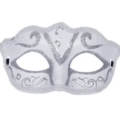 RUBIE'S Antifaz Venecia Blanco Plata- Disfraces Y Complementos|Disfraces Y Complementos