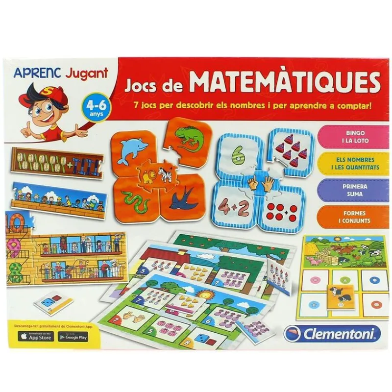 CLEMENTONI Artículos En Catalán|Juegos Y Juguetes Educativos|Aprèns les Matemàtiques en Catalán