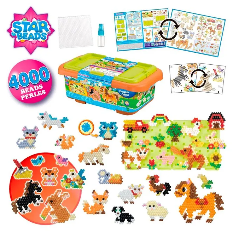 EPOCH Aquabeads Pack Diversión en el Corral- Manualidades