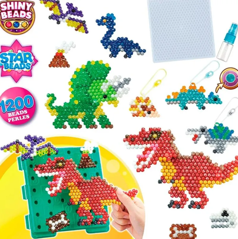 EPOCH Aquabeads Pack Mundo de Dinosaurios- Manualidades