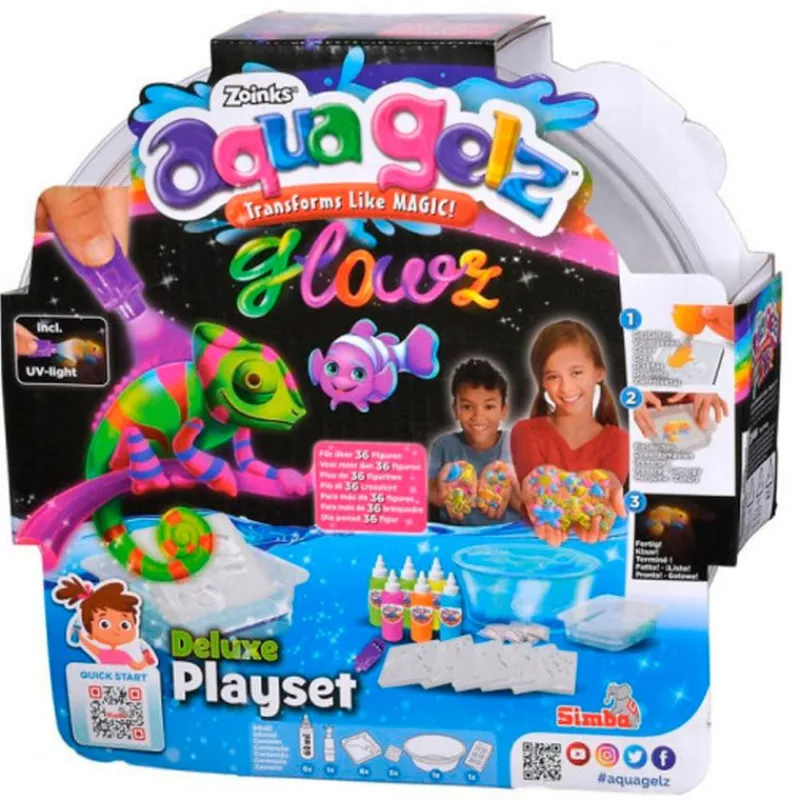 SIMBA Aquagelz Deluxe Brilla en la Oscuridad- Manualidades