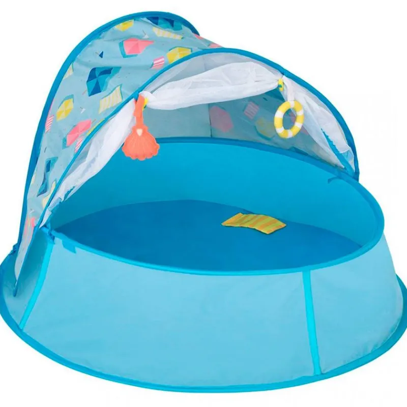 BADABULLE Accesorios Y Complementos De Viaje|Aire Libre|Aquani Zona de Juego 3-en-1 Anti-UV FPS 50+