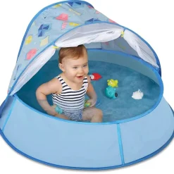 BADABULLE Accesorios Y Complementos De Viaje|Aire Libre|Aquani Zona de Juego 3-en-1 Anti-UV FPS 50+