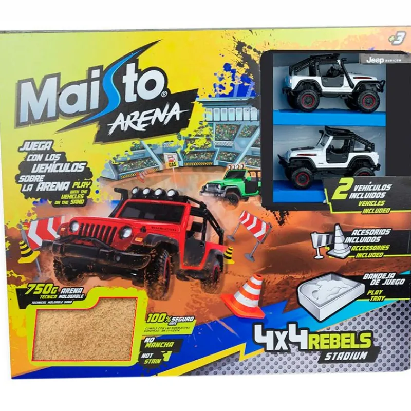 MAISTO Vehículos, Trenes Y Parkings|Arena 4X4 Rebels Estadio