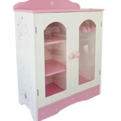 DRIM DISCOUNT Armario de Madera con Ventana- Juegos De Madera|Muñecas