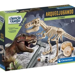 CLEMENTONI Arqueojugando T-Rex Gigante- Juegos Y Juguetes Educativos