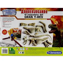 CLEMENTONI ArqueoJugando T-Rex Gigante- Juegos Y Juguetes Educativos