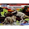 CLEMENTONI Arqueojugando T-Rex y Triceratops- Juegos Y Juguetes Educativos