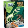 CLEMENTONI Juegos Y Juguetes Educativos|Arqueojugando Velociraptor Fluorescente