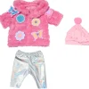 ZAPF Baby Born Deluxe Conjunto Abrigo Rosa- Muñecas