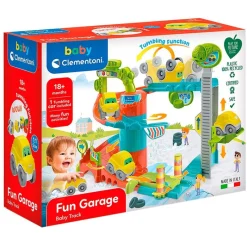 CLEMENTONI Baby Graje Divertido- Vehículos, Trenes Y Parkings