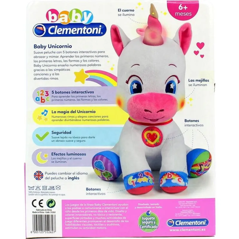 CLEMENTONI Primera Infancia Y Preescolar|Baby Unicornio