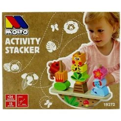 MOLTO Balancín Apilable de Madera- Juegos De Madera