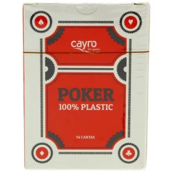CAYRO Juegos De Mesa|Baraja de Póker Plástico Surtida