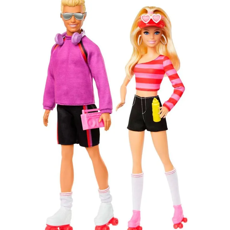 MATTEL Muñecas|Barbie & Ken Patinadores 65 Aniversario