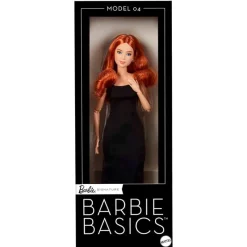 MATTEL Barbie Basics Signature Modelo 04 Muñeca de coleccionista con Pelo Rojo Rizado- Muñecas