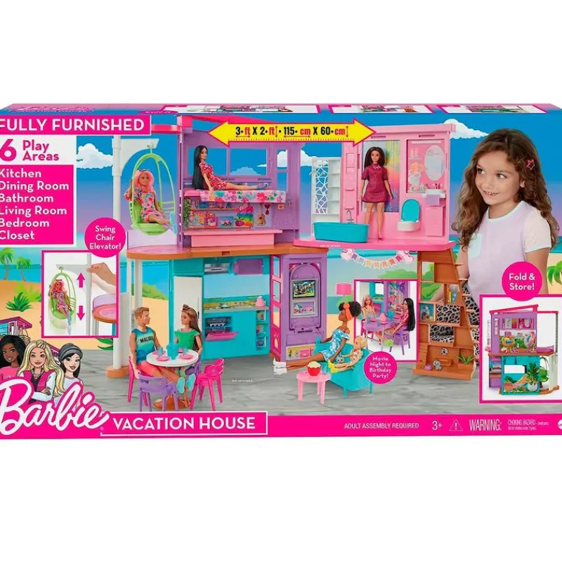 MATTEL Muñecas|Barbie Casa Malibú