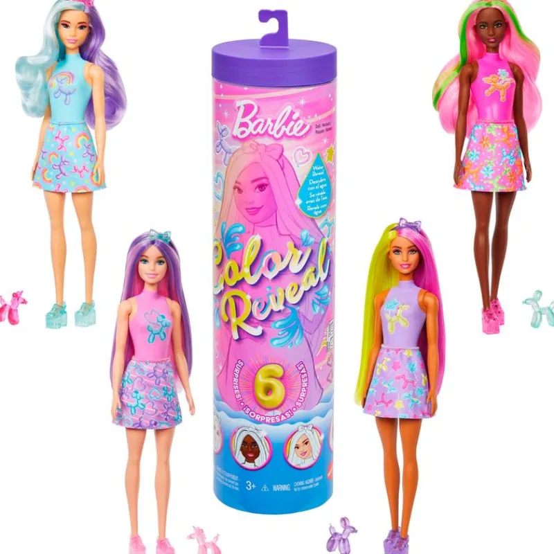 MATTEL Muñecas|Barbie Color Reveal Sorpresa