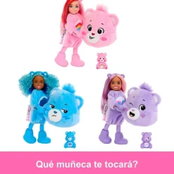 MATTEL Barbie Cutie Reveal Care Bears Chelsea Sorpresa- Manualidades|Muñecas