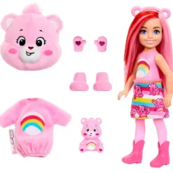 MATTEL Barbie Cutie Reveal Care Bears Chelsea Sorpresa- Manualidades|Muñecas