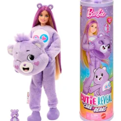 MATTEL Barbie Cutie Reveal Care Bears Muñeca Osita Generosa- Muñecas