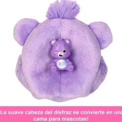 MATTEL Barbie Cutie Reveal Care Bears Muñeca Osita Generosa- Muñecas