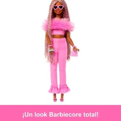 MATTEL Barbie Deluxe Style Muñeca #4 Trenzas- Muñecas