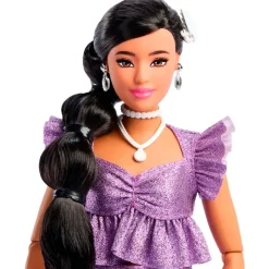 MATTEL Barbie Deluxe Style Muñeca #9 Top Morado- Muñecas