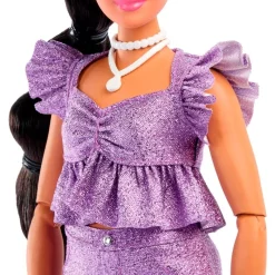 MATTEL Barbie Deluxe Style Muñeca #9 Top Morado- Muñecas