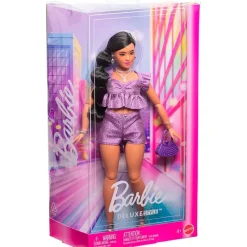 MATTEL Barbie Deluxe Style Muñeca #9 Top Morado- Muñecas