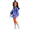 MATTEL Barbie Deluxe Style nº 7 Muñeca Morena Conjunto Azul Metalizado- Barbie Colección|Muñecas