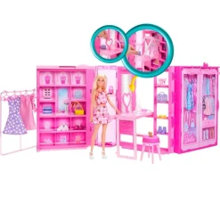 MATTEL Muñecas|Barbie Dream Closet Armario Ensueño con Muñeca