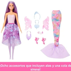 MATTEL Barbie Moda Fantasía Pack 10 Looks- Muñecas