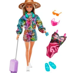 MATTEL Barbie Muñeca Diversión en Vacaciones- Muñecas