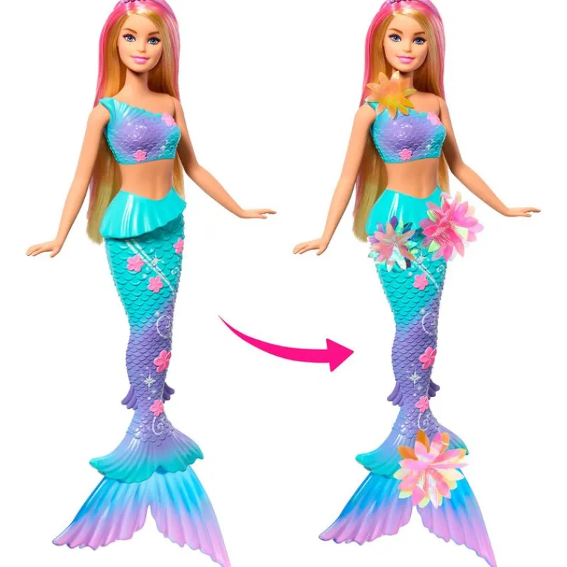 MATTEL Muñecas|Barbie Muñeca Sirena Florece