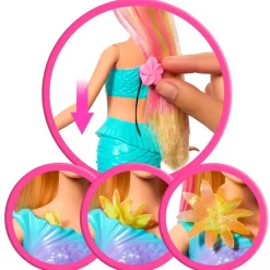 MATTEL Muñecas|Barbie Muñeca Sirena Florece