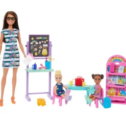 MATTEL Muñecas|Barbie Pack Escuela Infantil